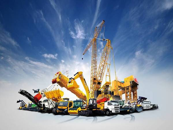 Several different engineering machinery