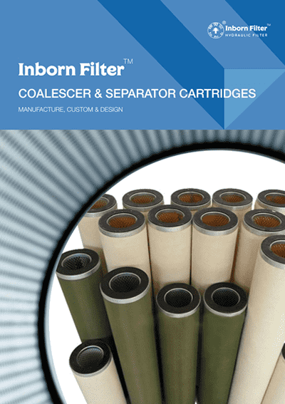 Several inborn coalescer separator cartridges we produce.